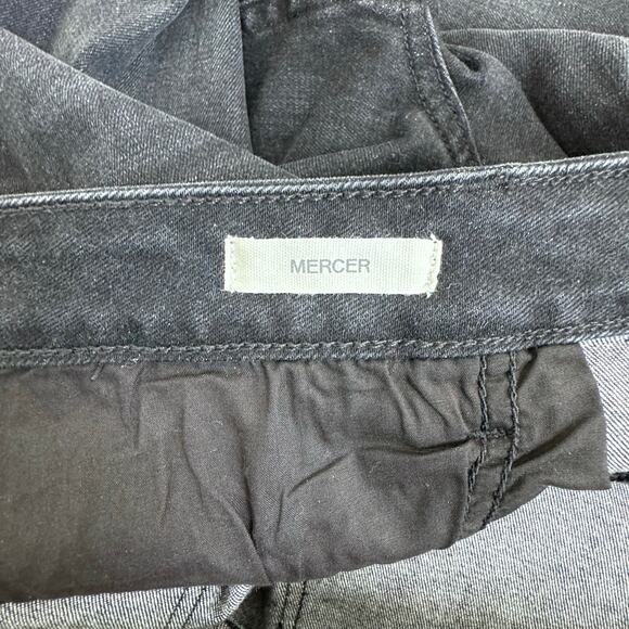 Lafayette 148 Mercer Black Straight Leg Jeans Size 32 Made in USA high rise - Picture 3 of 5